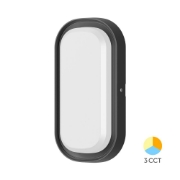 Imagine PLAFONIERA LED 18W 3in1 D:267MM IP65 NEGRU BULKHEAD ELP