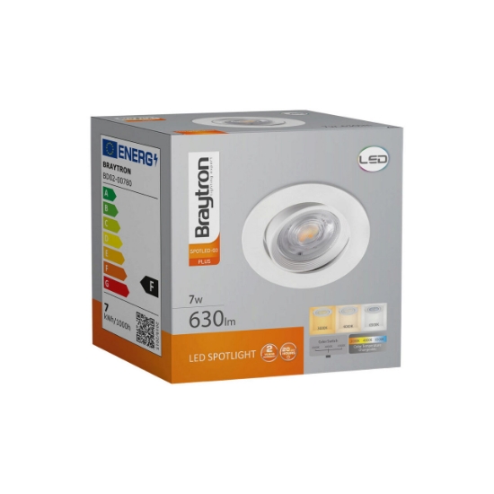 Imagine SPOT LED ROTUND 7W 3IN1 230V IP20 ALB ROTABIL