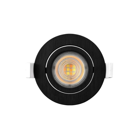 Imagine SPOT LED ROTUND 7W 3IN1 230V IP20 NEGRU ROTABIL