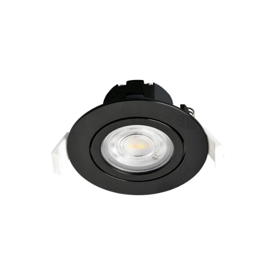 Imagine SPOT LED ROTUND 7W 3IN1 230V IP20 NEGRU ROTABIL