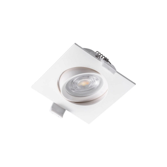 Imagine SPOT LED PATRAT 5W 380LM 38GR 6500K IP20 G1 ROTABI