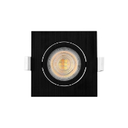 Imagine SPOT LED PATRAT 7W 3IN1 230 IP20 NEGRU ROTABILA
