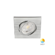 Imagine SPOT LED PATRAT 7W 3IN1 230 IP20 ALUMINIU ROTABILA