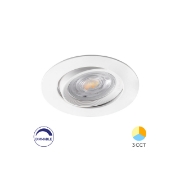 Imagine SPOT LED ROTUND 7W 3IN1 DIM 230V IP20 ALB ROTABIL