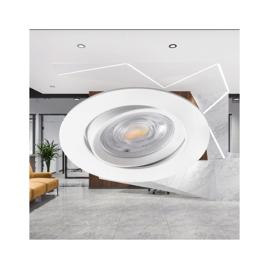 Imagine SPOT LED ROTUND 7W 3IN1 DIM 230V IP20 ALB ROTABIL