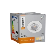 Imagine SPOT LED ROTUND 7W 3IN1 DIM 230V IP20 ALB ROTABIL