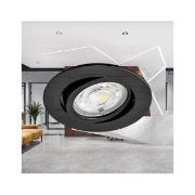 Imagine SPOT LED ROTUND 7W 3IN1 DIM 230V IP20 NEGRU ROTABI