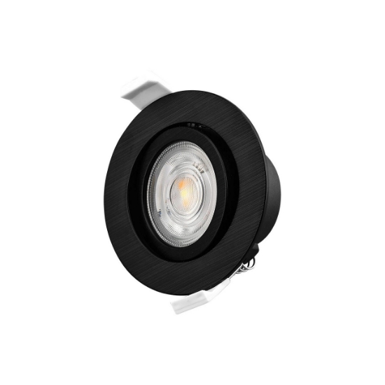 Imagine SPOT LED ROTUND 7W 3IN1 DIM 230V IP20 NEGRU ROTABI
