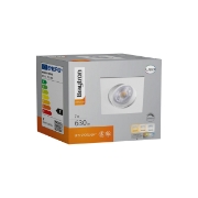 Imagine SPOT LED PATRAT 7W DIM 3IN1 230V IP20 ALB ROTABIL