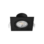 Imagine SPOT LED PATRAT 7W DIM 3IN1 230V IP20 NEGRU ROTA.