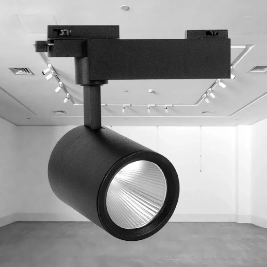 Imagine SPOT LED PE SINA NEGRU 5000K 30W 2660LM COB BR PLU