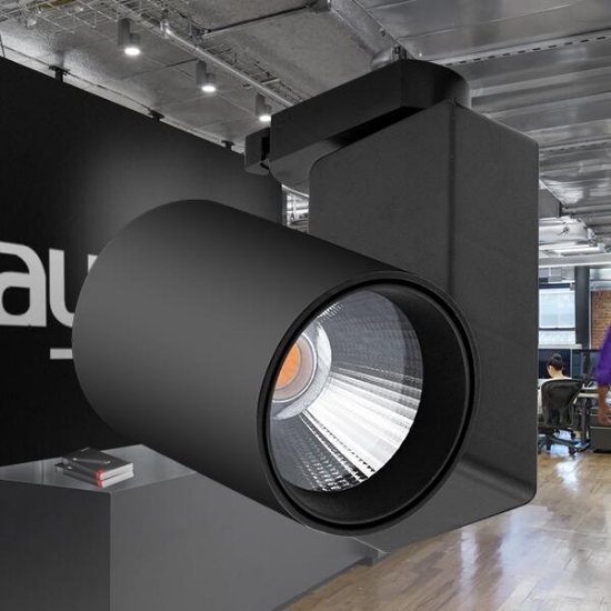 Imagine SPOT LED PE SINA NEGRU 4000K 30W 2660LM TRIFAZIC