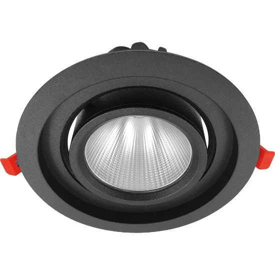 Imagine SPOT LED ROTABIL NEGRU 3000K 30W 2700LM COB BR PL.