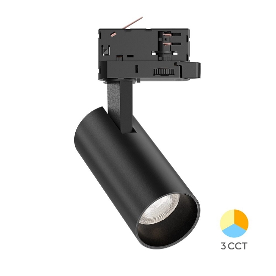 Imagine SPOT LED PE SINA-P15-NEGRU 3in1 15W 1560LM TRIFAZIC
