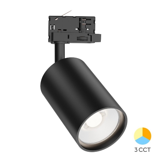 Imagine SPOT LED PE SINA-P30-NEGRU 3in1 30W 2960LM TRIFAZIC