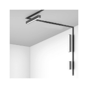Imagine CORP LINEER LED PT SINA MAGN. 10W 950lm 4000K NEGRU