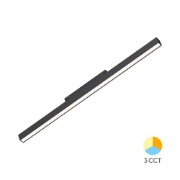 Imagine CORP LINEER LED PT SINA MAGN. 18W 1850lm 3IN1 Negru