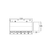 Imagine CORP LED PT SINA MAGNET 6W 510lm 24gr. 3000K NEGRU