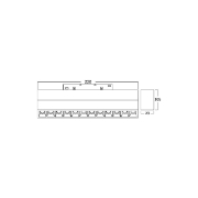 Imagine CORP LED PT SINA MAGNET 12W 1020lm 3000K NEGRU