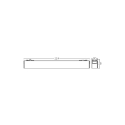 Imagine CORP LED PT SINA MAGNET 6W 440lm 24gr. 4000K NEGRU