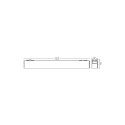 Imagine CORP LED PT SINA MAGNET 12W 1020lm 24gr. 3000K NEGRU