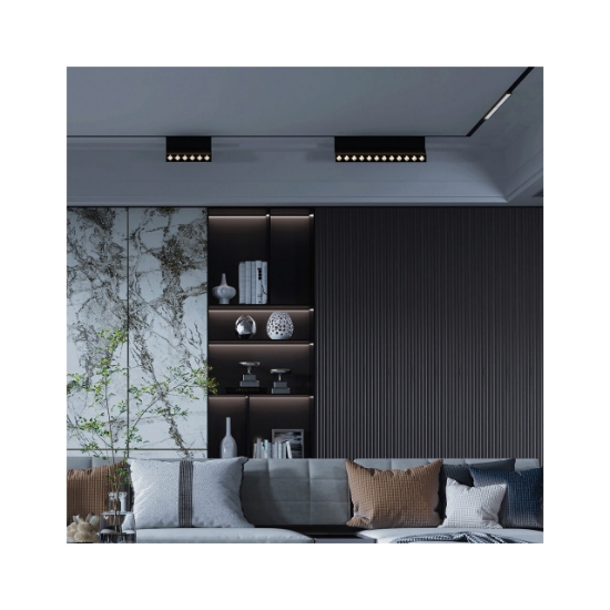 Imagine CORP LED PT SINA MAGNET 6W 440lm 24gr. 4000K NEGRU