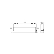 Imagine CORP LED PT SINA MAGNET 12W 4000K WSL250 NEGRU SLIM