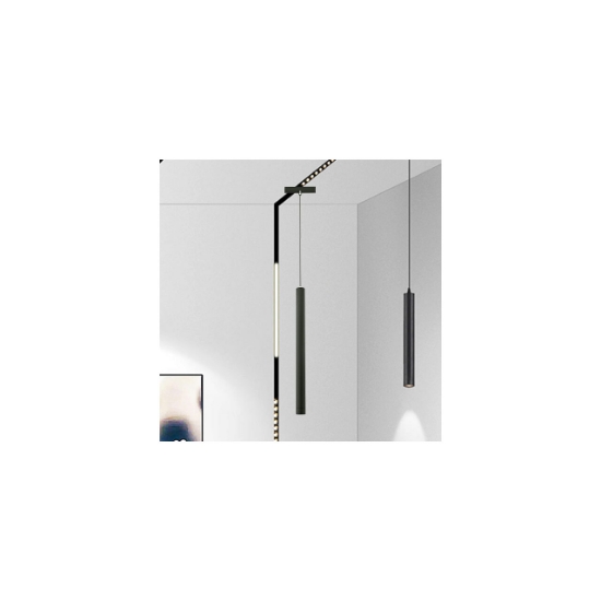 Imagine CORP SUSP.LED PE SINA MAG.7W430lm 24gr.4000K NEGRU