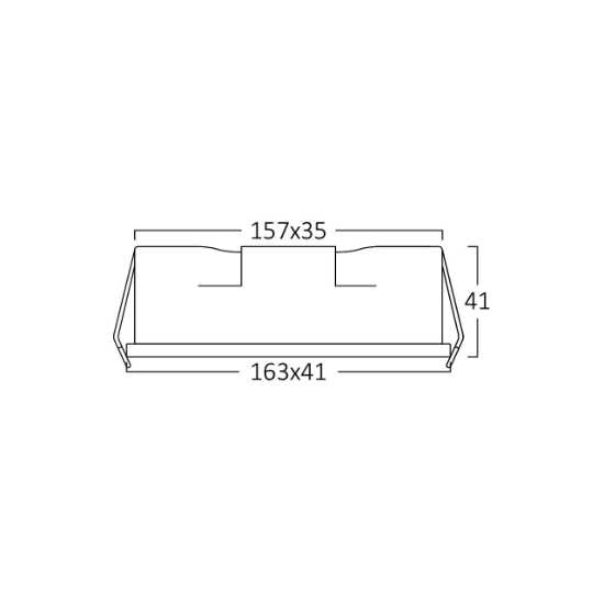 Imagine CORP LINEER INCASTRABIL 9W 4000K ALB LINEX-LN6