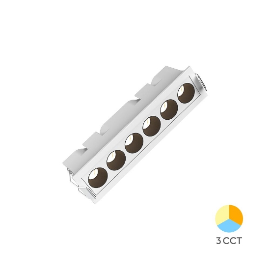Imagine CORP LINEER INCASTRABIL 9W 3in1 ALB LINEX-LN6