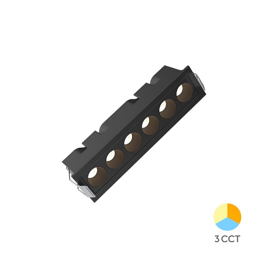 Imagine CORP LINEER INCASTRABIL 9W 3in1 NEGRU LINEX-LN6