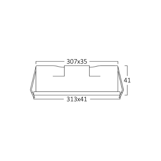 Imagine CORP LINEER INCASTRABIL 18W 3000K ALB LINEX-LN12
