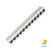 Imagine CORP LINEER INCASTRABIL 18W 3IN1 ALB LINEX-LN12