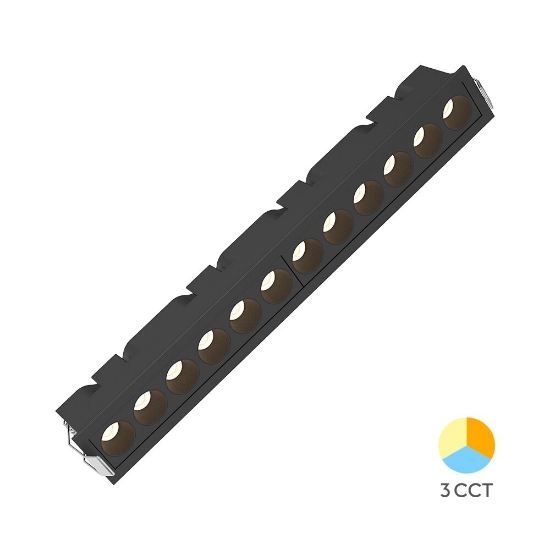 Imagine CORP LINEER INCASTRABIL 18W 3IN1 NEGRU LINEX-LN12