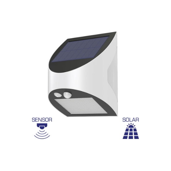 Imagine CORP SOLAR CU SENZOR W1, PT PERETE 3W, 6500K, IP54