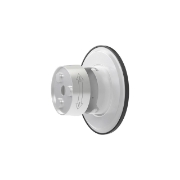 Imagine CORP LED PALERMO 8W-3in1 IP65- D120mm NEGRU