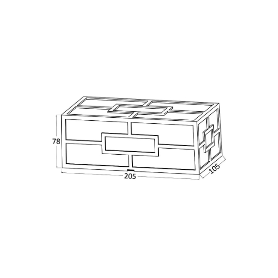 Imagine CORP LED PENTRU PERETE-10W-3IN1-IP44-PATRAT