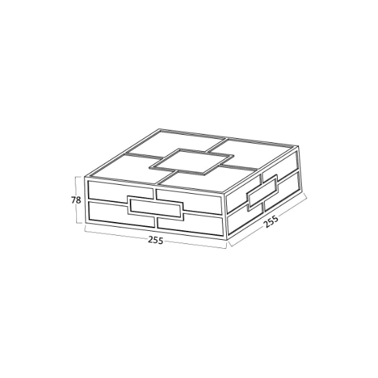 Imagine CORP LED PENTRU PERETE-20W-3IN1-IP44-PATRAT