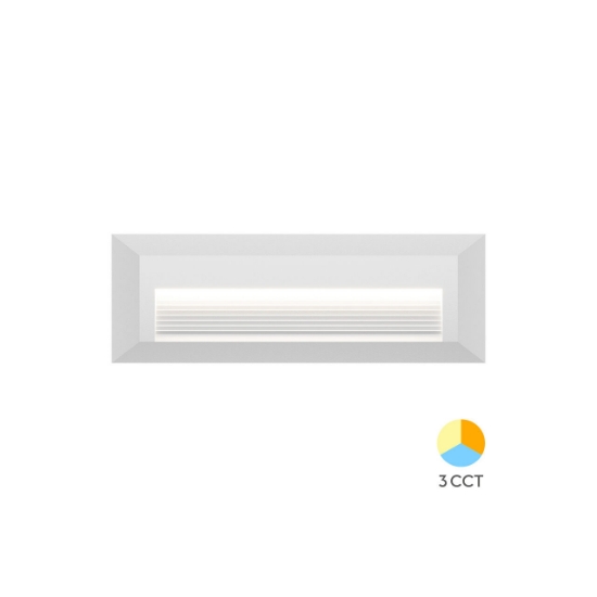 Imagine CORP LED PT, 3W 180lm 3in1 VEKTA-B, DREPTUNGHI ALB IP65