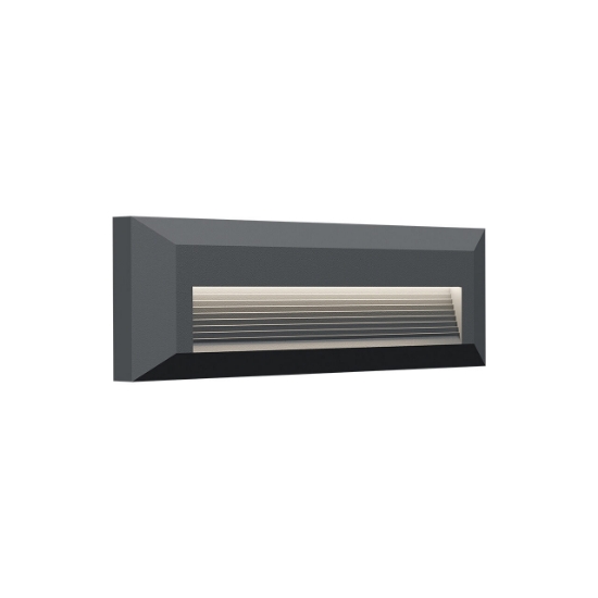 Imagine CORP LED PT, 3W 180lm 3in1 VEKTA-B, DREPTUNGHI FUMURIU IP65