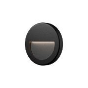 Imagine CORP LED PT, 3W 160lm, 3000K VEKTA-B ROTUND NEGRU IP65