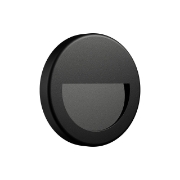 Imagine CORP LED PT, 3W 160lm, 3000K VEKTA-B ROTUND NEGRU IP65