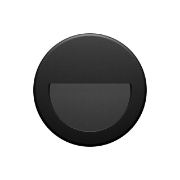 Imagine CORP LED PT, 3W 160lm, 3000K VEKTA-B ROTUND NEGRU IP65
