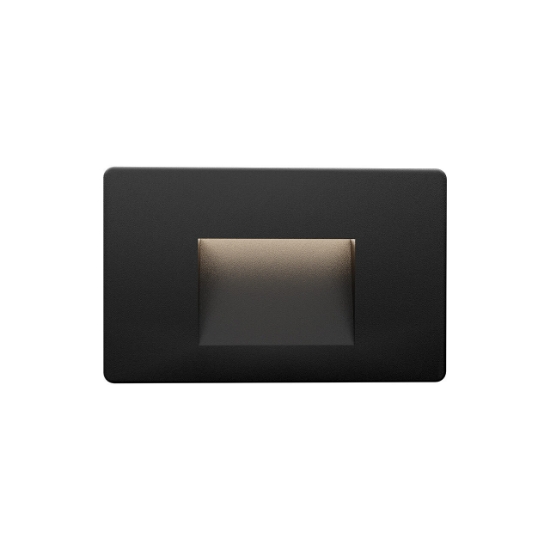 Imagine CORP LED PT, 3W 160lm, 3000K VEKTA-B PATRAT NEGRU IP65