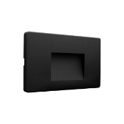 Imagine CORP LED PT, 3W 160lm, 3000K VEKTA-B PATRAT NEGRU IP65