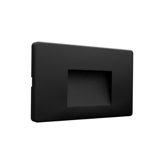 Imagine CORP LED PT, 3W 160lm, 3000K VEKTA-B PATRAT NEGRU IP65
