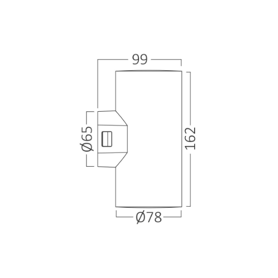 Imagine CORP LED PT, 2x9W, 1780lm, 3in1, VEKTA-D WL.2 FUMURIU IP65