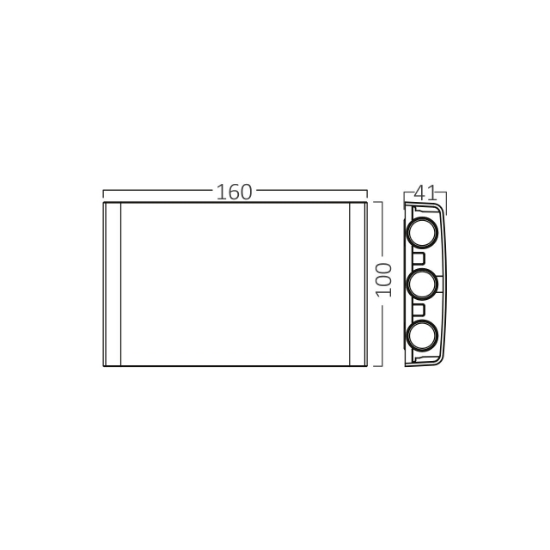 Imagine CORP LED PT, 6W 3in1 VECTOR-B-WL ALB IP65