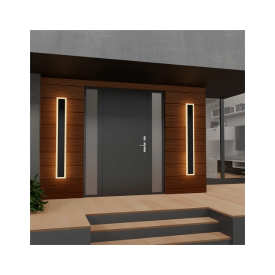 Imagine CORP LED PT PERETE LINE-75 18W 3000K 1860LM L:720MM IP54 NEGRU