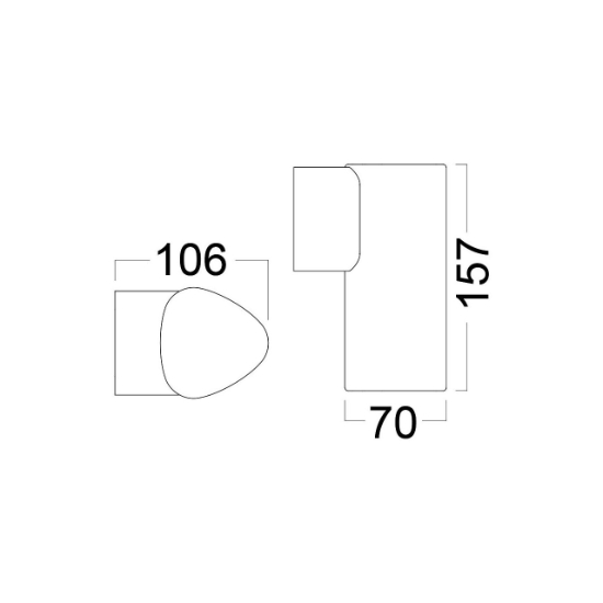 Imagine CORP LED 5W 450LM 3000K SIRIUS A IP54
